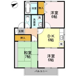 西熊本駅 徒歩30分 2階の物件間取画像